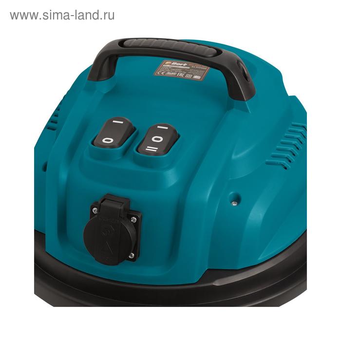

Пылесос Bort BSS-2260-Twin, 2400/440 Вт, сухая/влажная уборка, 70 л, серебр.