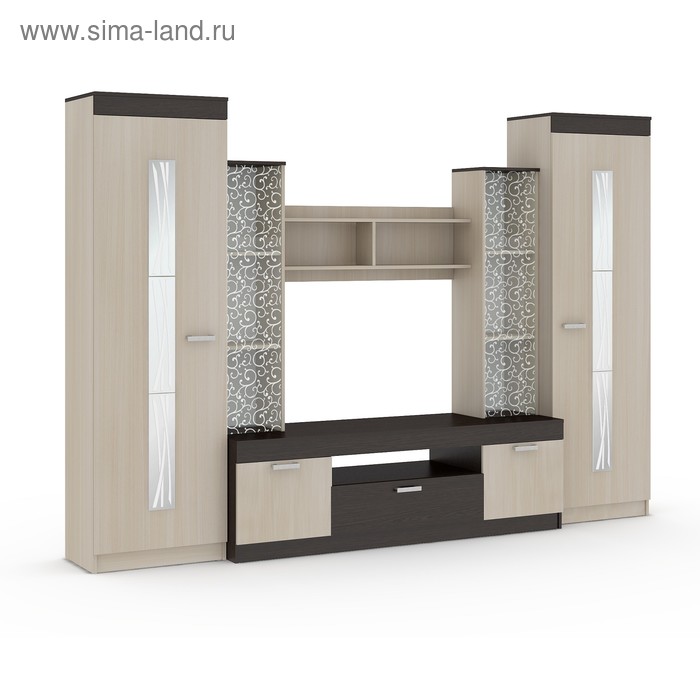 

Шкаф многоцелевого назначения Рио-25 2010х606х175 Бодега светлый/Бодега тёмный