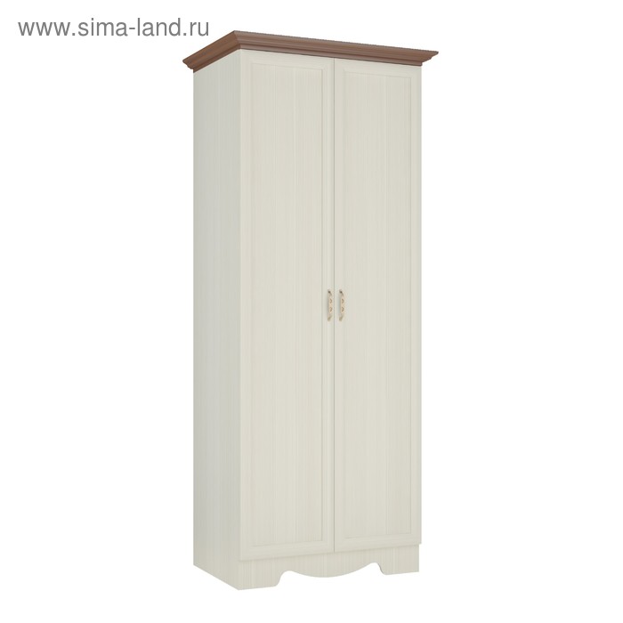 Шкаф двухдверный для одежды «Латте 22», 876×584×2134 мм, цвет бодега cветлый / орех донской