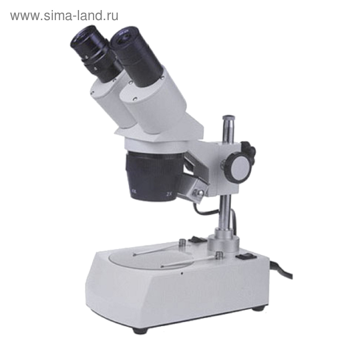 Микроскоп стерео «МС-1», вариант 1C, увеличение объектива 2х/4х микроскоп стерео микромед мс 1 вар 1c 1х 2х 4х 21751