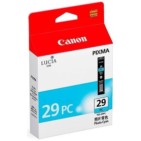 

Картридж струйный Canon PGI-29PC 4876B001 фото голубой для Canon Pixma Pro 1