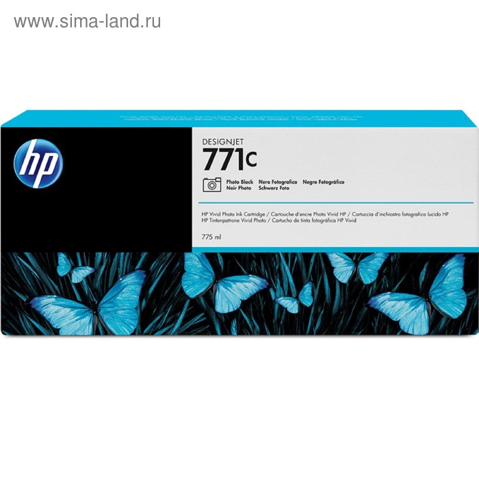 

Картридж струйный HP №771C B6Y13A фото черный для HP DJ Z6200 (775мл)