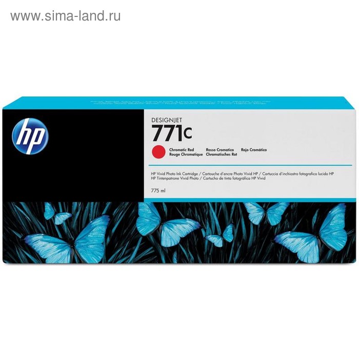 Картридж струйный HP №771C B6Y08A хроматический красный для HP DJ Z6200 (775мл) картридж струйный hp 771c b6y08a хроматический красный 775мл для hp dj z6200