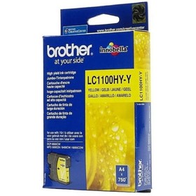 

Картридж струйный Brother LC1100HYY желтый для Brother DCP-6690CW (750стр.)