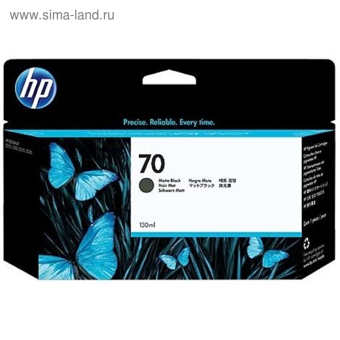 

Картридж струйный HP №70 C9448A черный матовый для HP DJ Z2100/Z3100 (130мл)