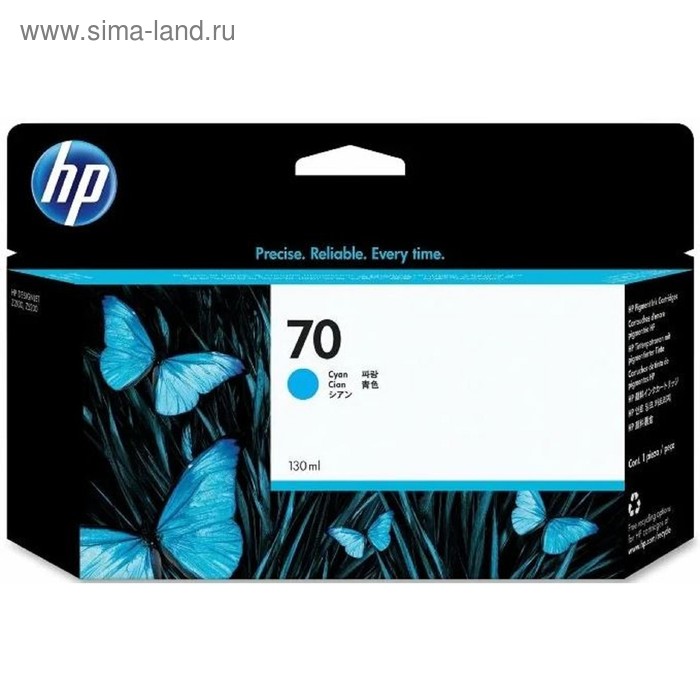 

Картридж струйный HP №70 C9452A голубой для HP DJ Z2100/Z3100 (130мл)