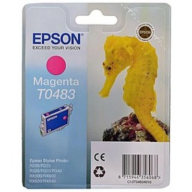 

Картридж струйный Epson C13T048340 пурпурный для Epson St Ph R300/RX500