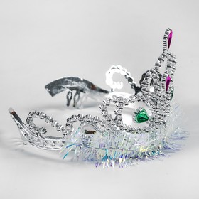 

Корона «Королева», цвет серебристый