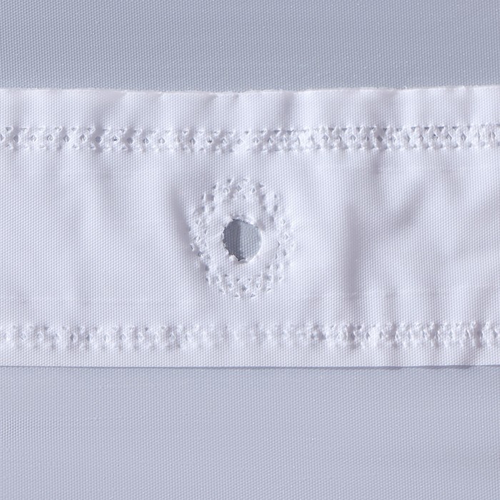 фото Штора для ванной «экономь», 180×180 см, peva, цвет белый