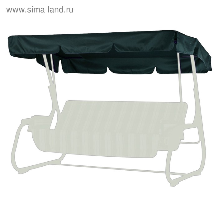 

Тент-крыша для садовых качелей Капри зел, Оксфорд 210den (110г/м) 225х145 см