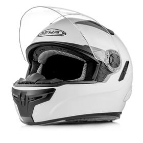 Шлем интеграл ZS-813A, глянцевый, белый, S от Сима-ленд