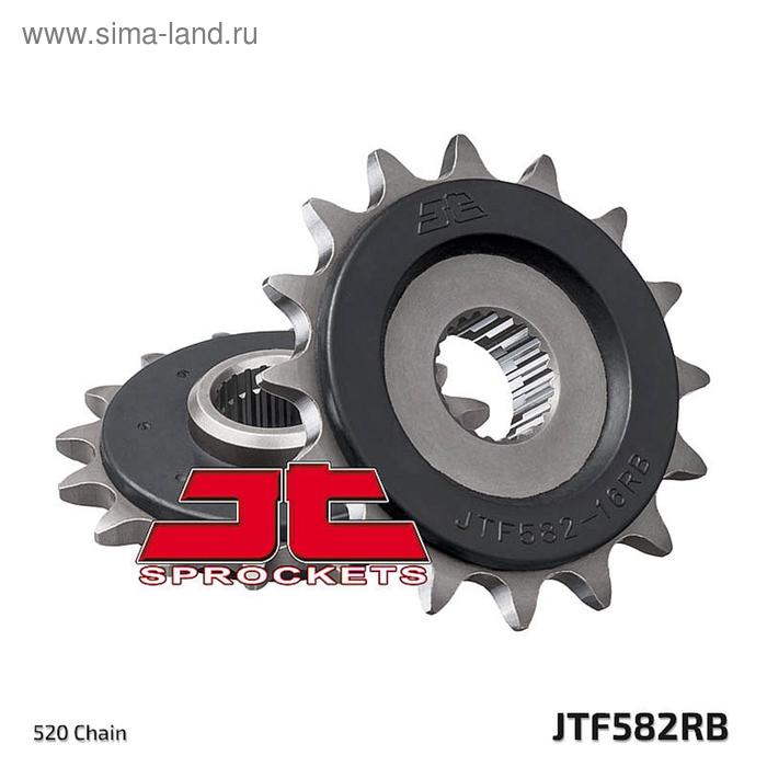 

Звезда передняя ведущая с демпфером JTF582.16RB, цепь 520, 16 зубьев