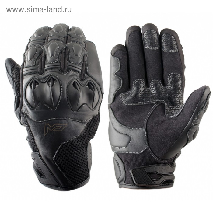 Перчатки кожаные Reactor, размер S, чёрные кожаные перчатки voyager2 размер xs чёрные