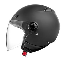 Шлем открытый ZS-210B, матовый, чёрный, M Ош