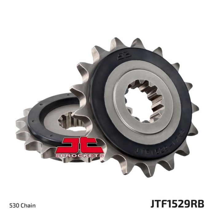 

Звезда передняя ведущая с демпфером JTF1529.17RB, цепь 530, 17 зубьев