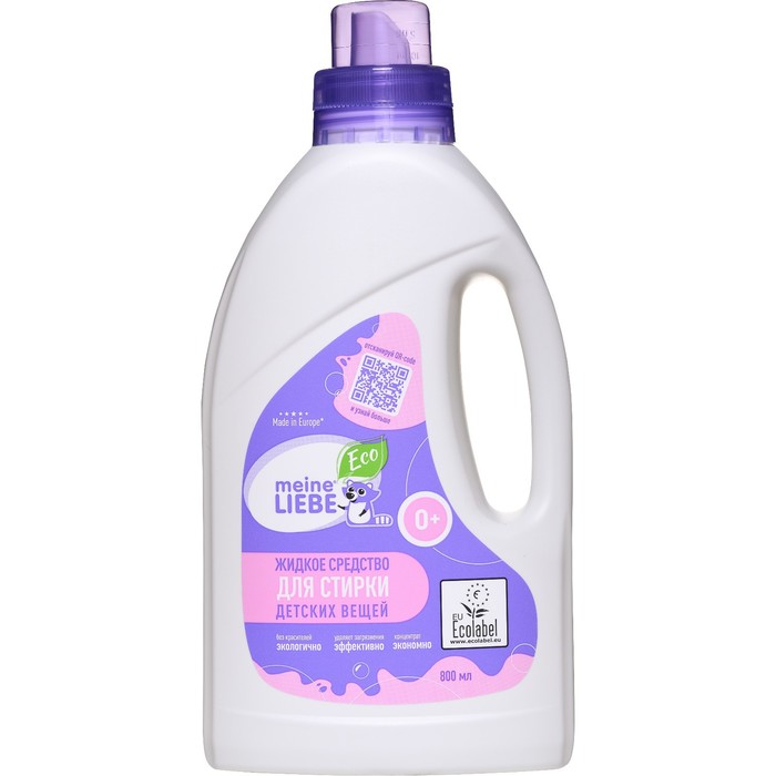 

Жидкое средство для стирки Meine Liebe, гель, для детского белья, 1 л