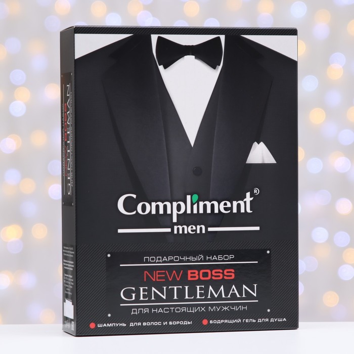 Набор № 1770 Compliment New Boss Gentleman: Шампунь, 250 мл, Гель для душа, 250 мл