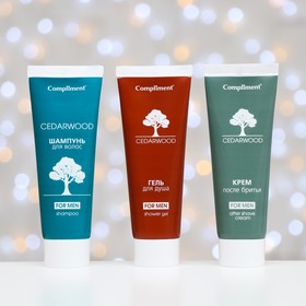 

Подарочный набор №1550 Compliment Travel set cedarwood, 4 предмета