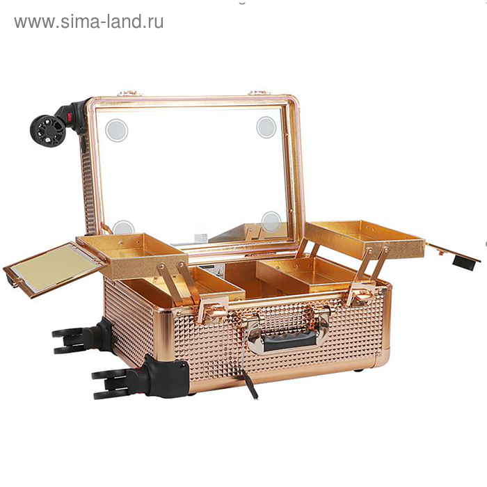 Мобильная студия визажиста без ножек цвет золотой LC 7006 31154₽