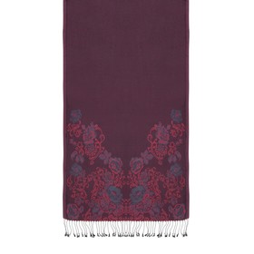 

Палантин 70×180 см, бордовый