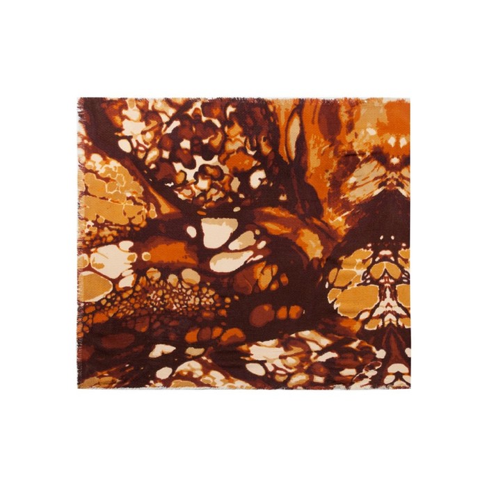 Палантин 80×190 см, коричневый