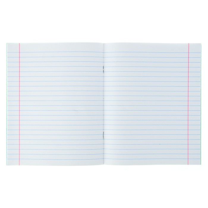 Тетрадь 18 листов линейка "Зелёная обложка", белизна 95% (по 10 штук в запайке)