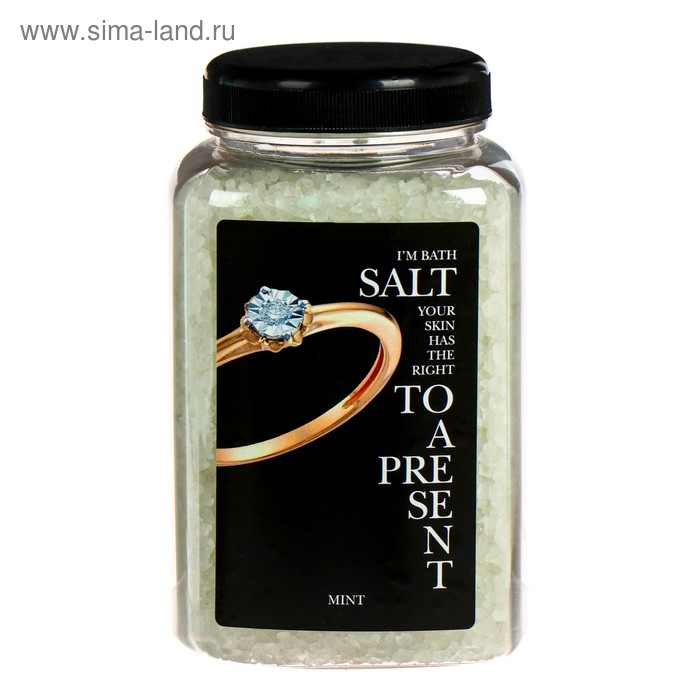 Соль морская Dr. Aqua, природная, для ванн, Мята, 0,7 кг