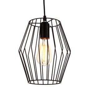 

Светильник "Ромб" 1х40Вт E27 черный 22х22х100 см.