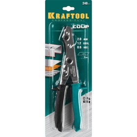 Ножницы просечные KRAFTOOL 23274, CrMo, 1.2 мм, эргономическая рукоятка от Сима-ленд