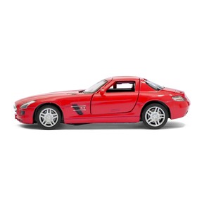 

Машина металлическая Mercedes-Benz SLS AMG, масштаб 1:36, открываются двери, инерция, цвет бордовый