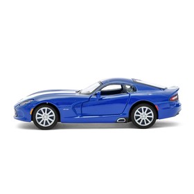 

Машина металлическая SRT Viper GTS, масштаб 1:36, открываются двери, инерция, цвет синий