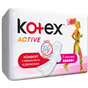 Kotex прокладки Active Super, 7 шт