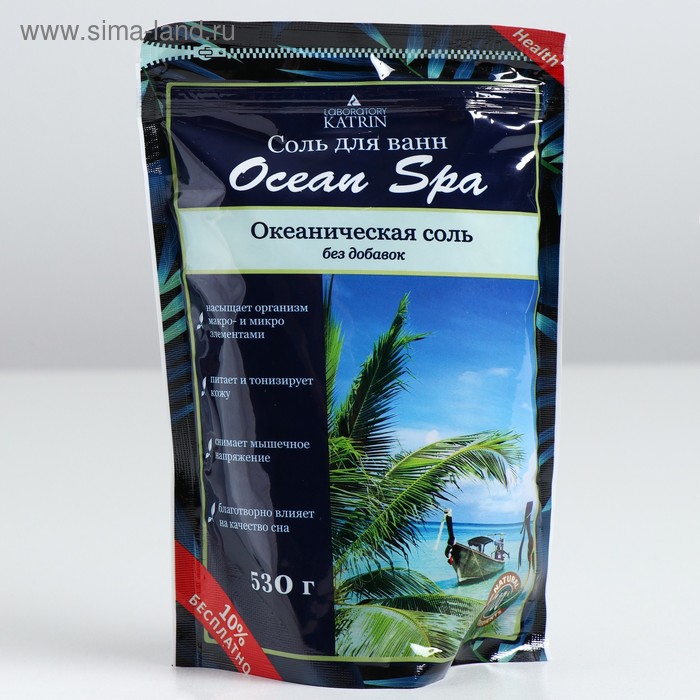 

Соль для ванн Ocean Spa "Океаническая", дой-пак 530 г
