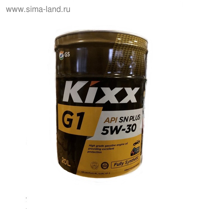 фото Масло моторное kixx g1 5w-30, sn plus, 20 л