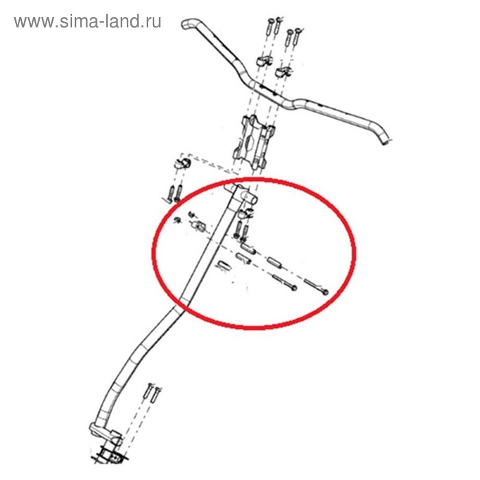 Крепление рулевой колонки, Ski-doo, OEM 506152508