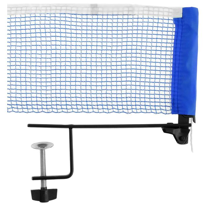 фото Сетка для настольного тенниса swift hit, 180 х 14 см, с крепежом, цвет синий onlitop