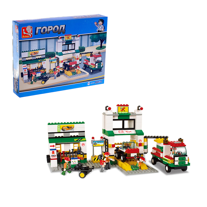 Конструктор «Автосервис», 414 деталей