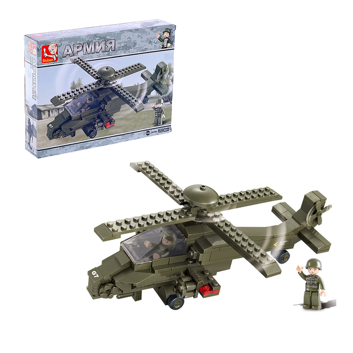 Конструктор «Вертолёт», 199 деталей