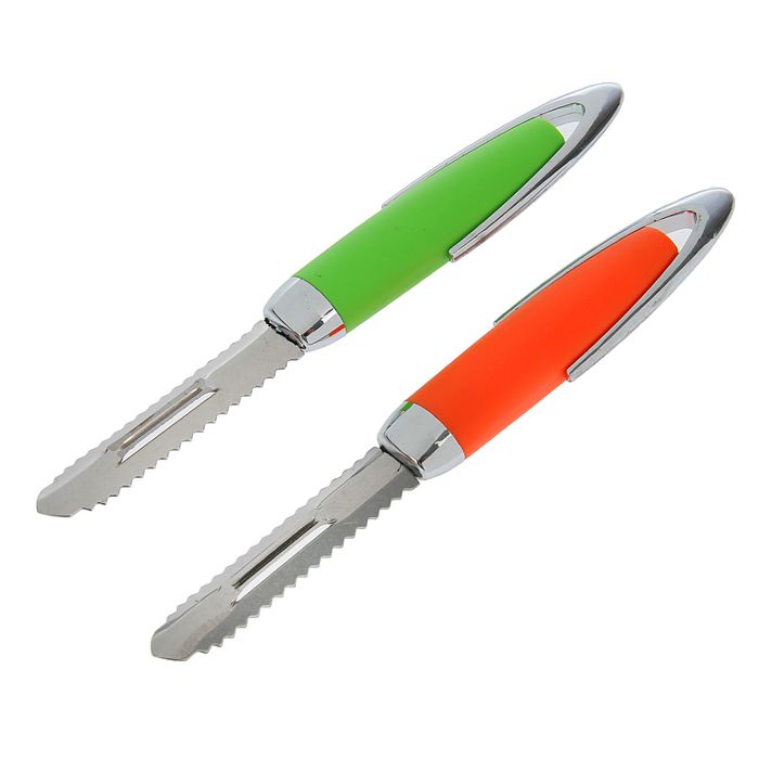 Овощечистка вертикальная 19 см, цвета МИКС