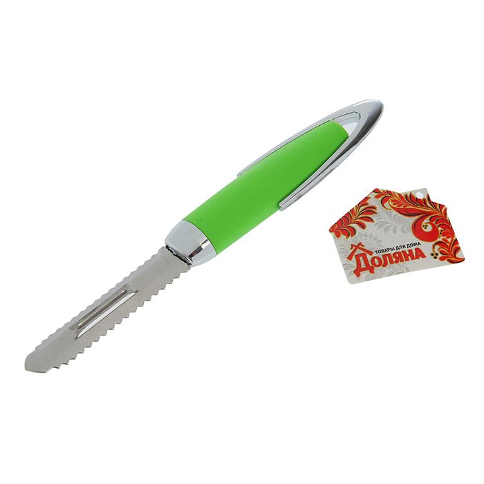 Овощечистка вертикальная 19 см, цвета МИКС