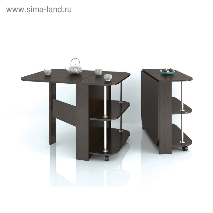 

Стол-книжка с полками, 750х800х400(1050), Венге