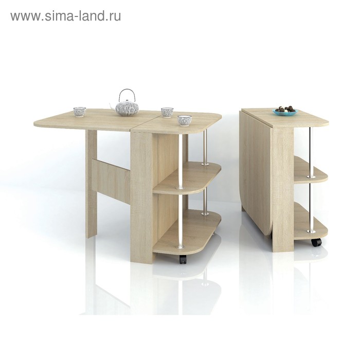 

Стол-книжка с полками, 750х800х400(1050), Дуб сонома