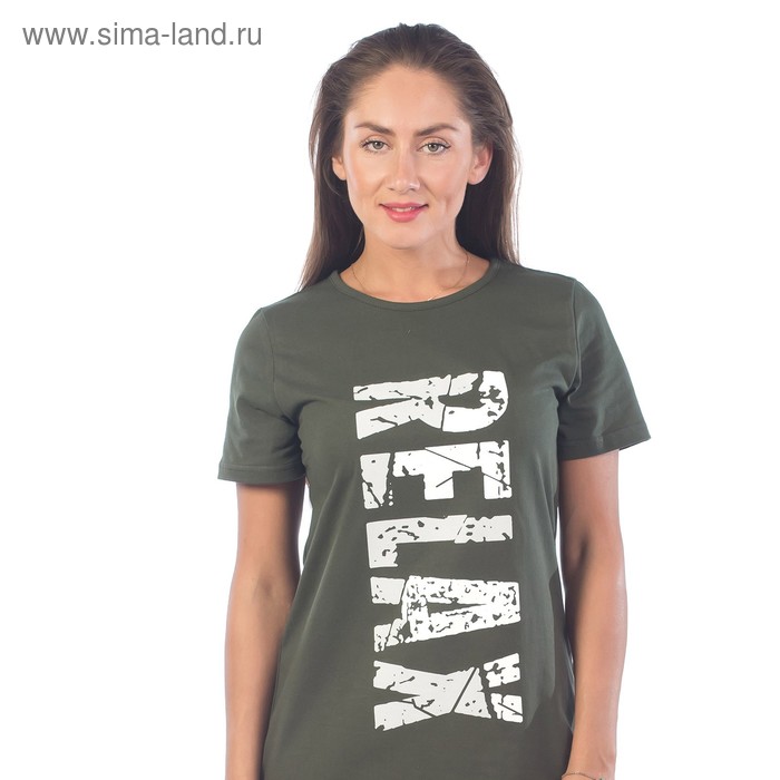 

Туника женская Relax, размер 52, цвет хаки