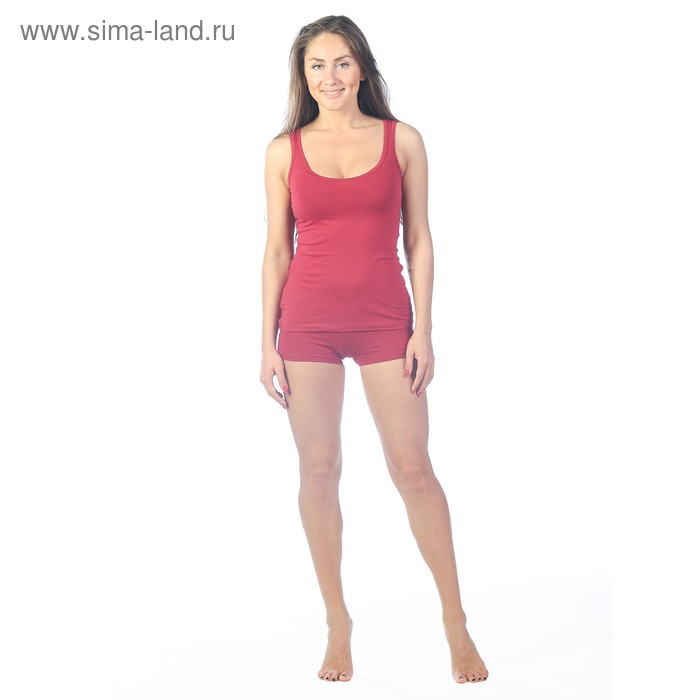 фото Шорты женские, размер 48, цвет бордовый klery