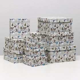 

Набор коробок 11 в 1 "Winter", 25,5 х 25,5 х 13 - 5,5 х 5,5 х 2,5 см