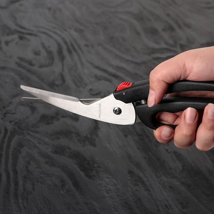 Ножницы кухонные для мяса и рыбы 23х7 см "Туман"