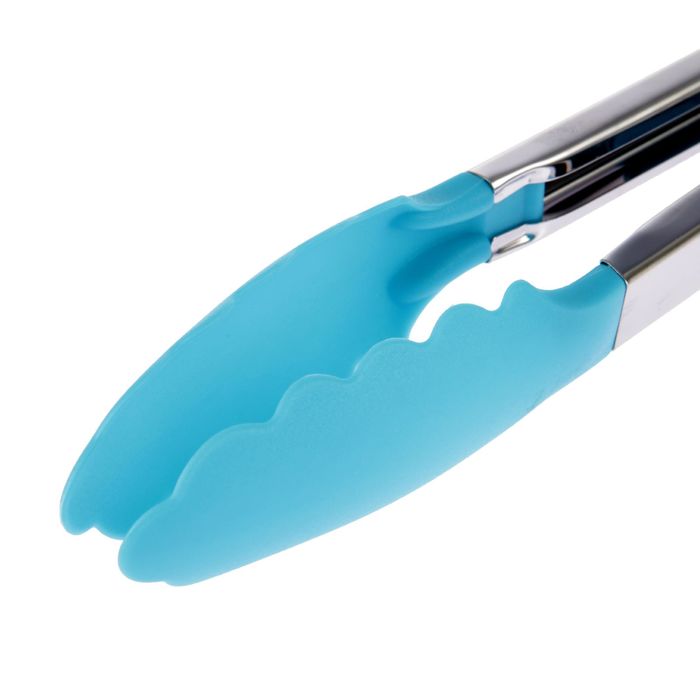 Щипцы гарнирные 28 см "Лист", цвета МИКС