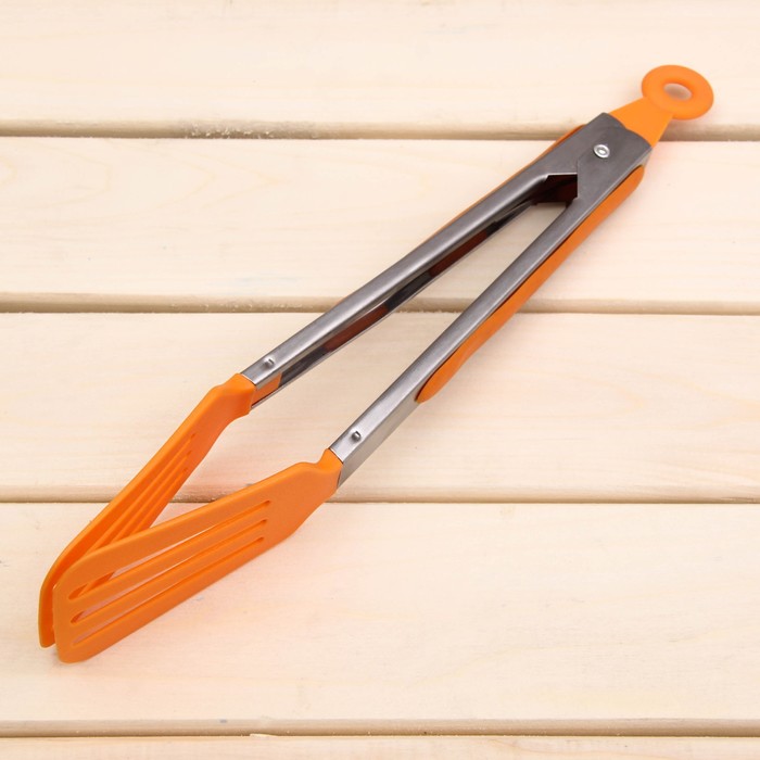 Щипцы для барбекю 28 см "Солнечные цвета", цвета МИКС