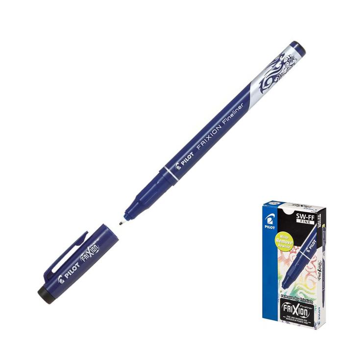 

Ручка капиллярная стираемая Pilot Frixion Fineliner, узел 0.45 мм, чернила черные
