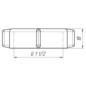 Гайка накидная "АНИ" M440, 1 1/2" х 40 мм от Сима-ленд